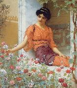 John William Godward Summer Flowers china oil painting reproduction